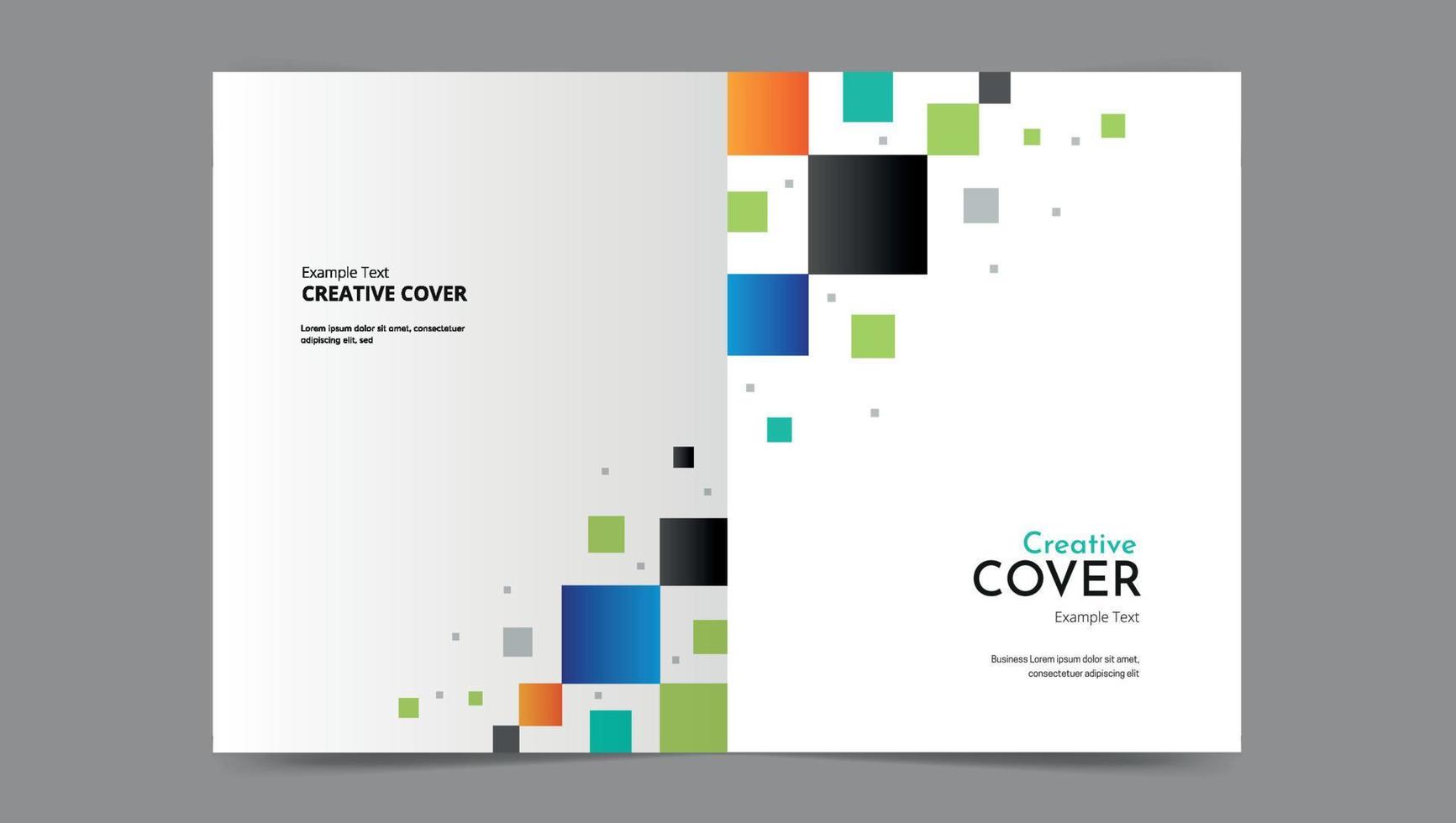 Cover template flyer design vector background