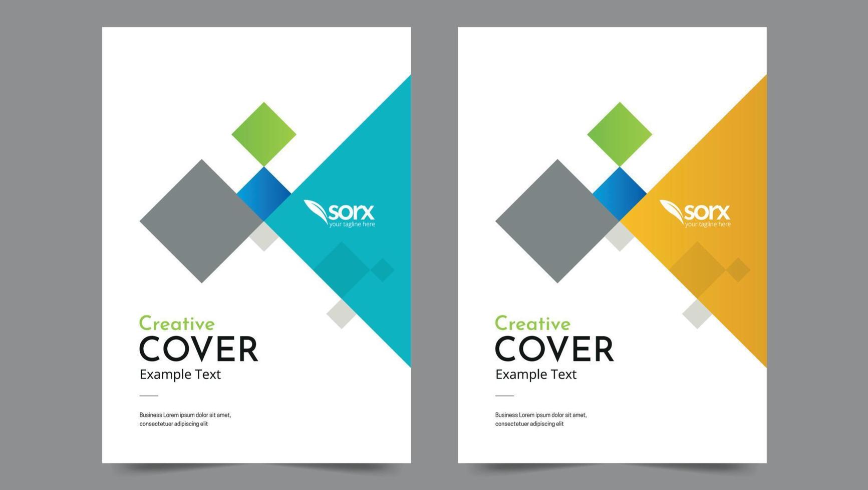 Cover template flyer design vector background