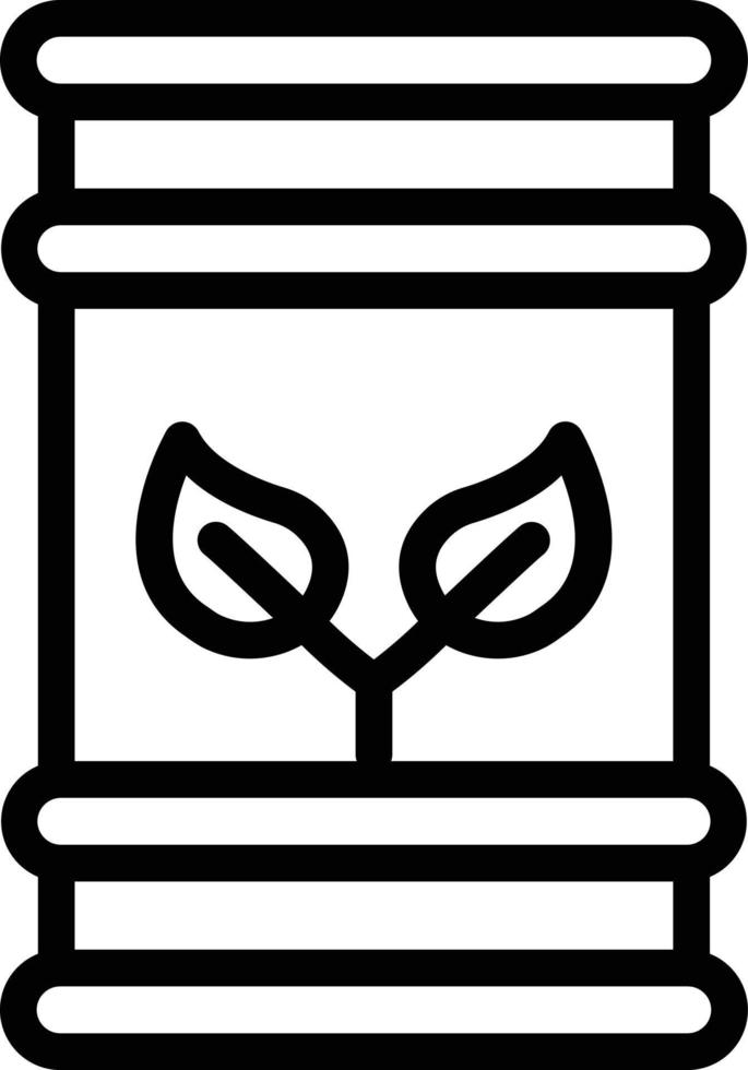 Vector Design Eco Barrel Icon Style