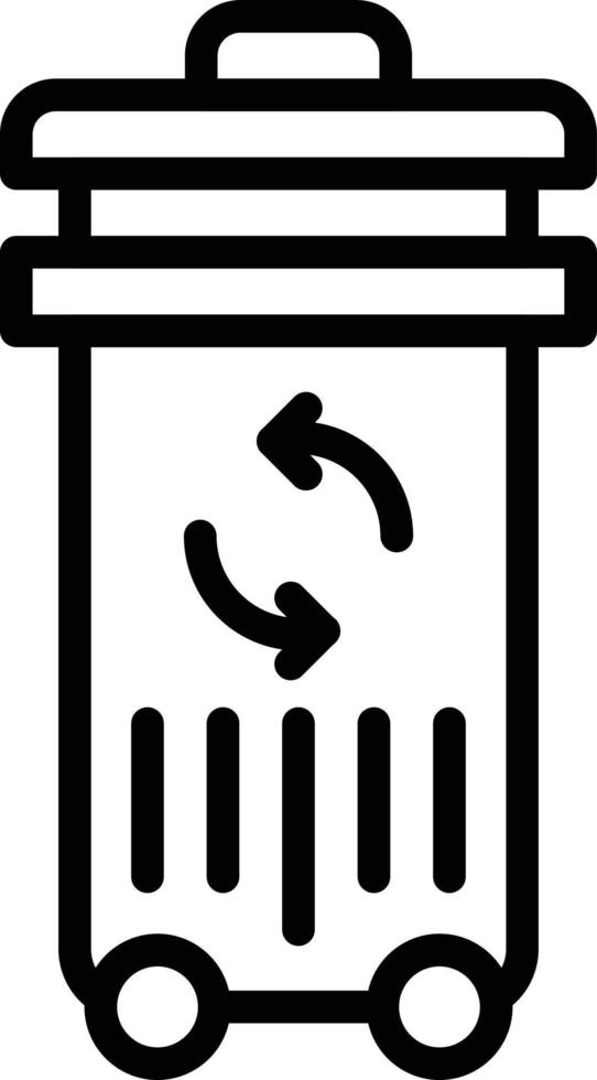 Vector Design Trash Can Icon Style