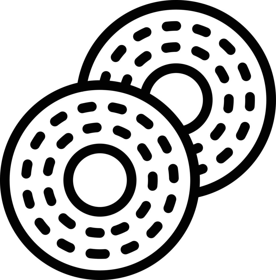 Vector Design Bagel Icon Style