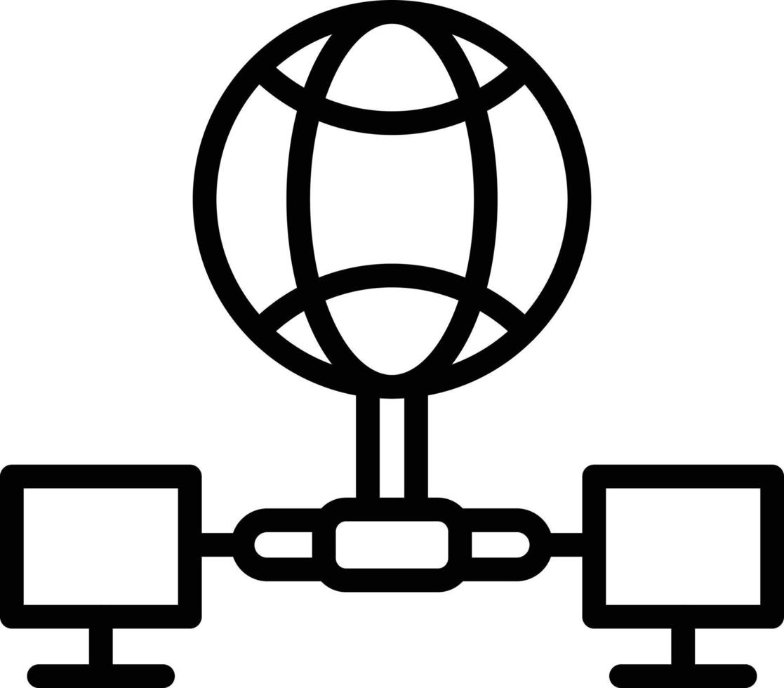 Vector Design Global Network Icon Style