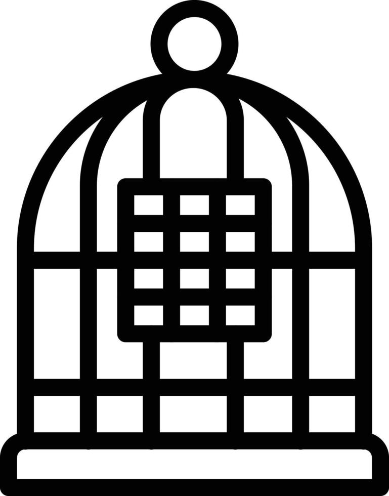 Vector Design Birdcage Icon Style