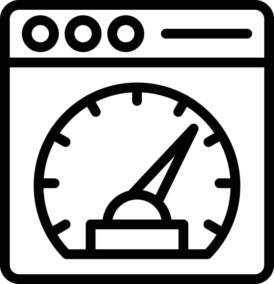 Vector Design Page Speed Icon Style