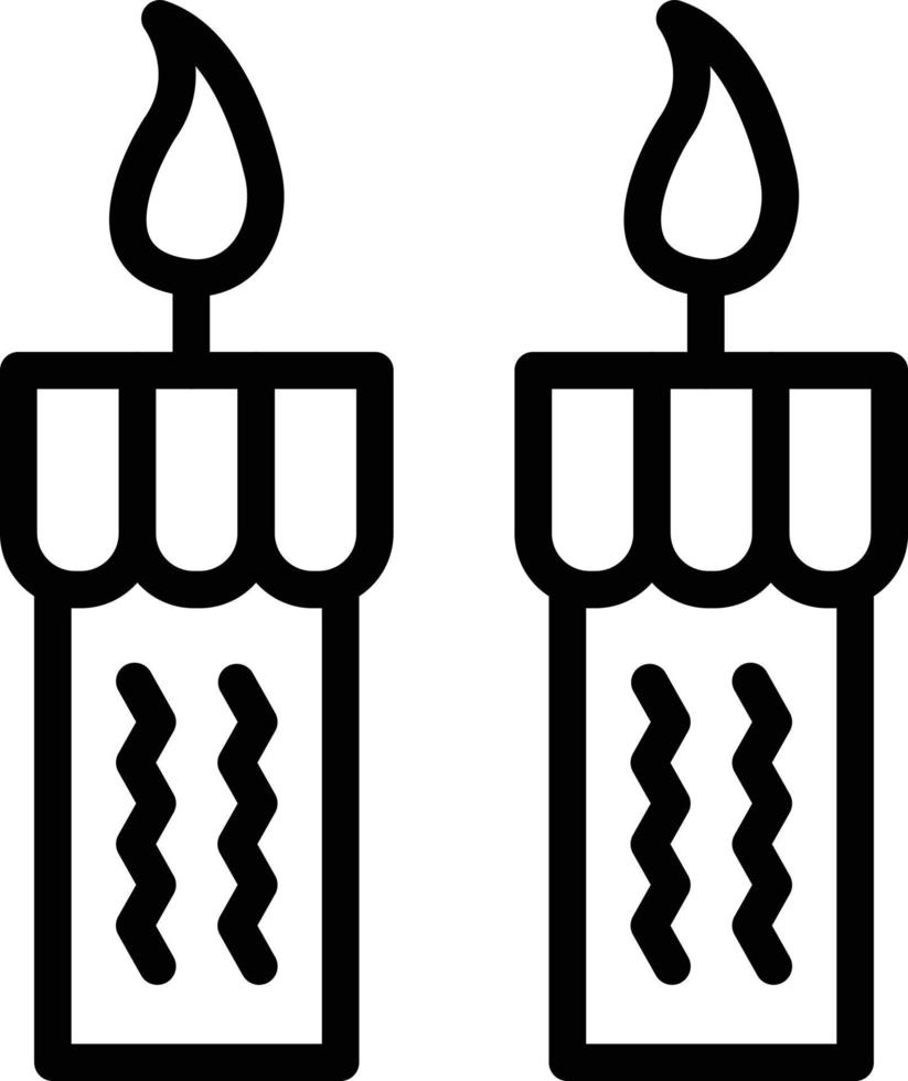 vector diseño velas icono estilo