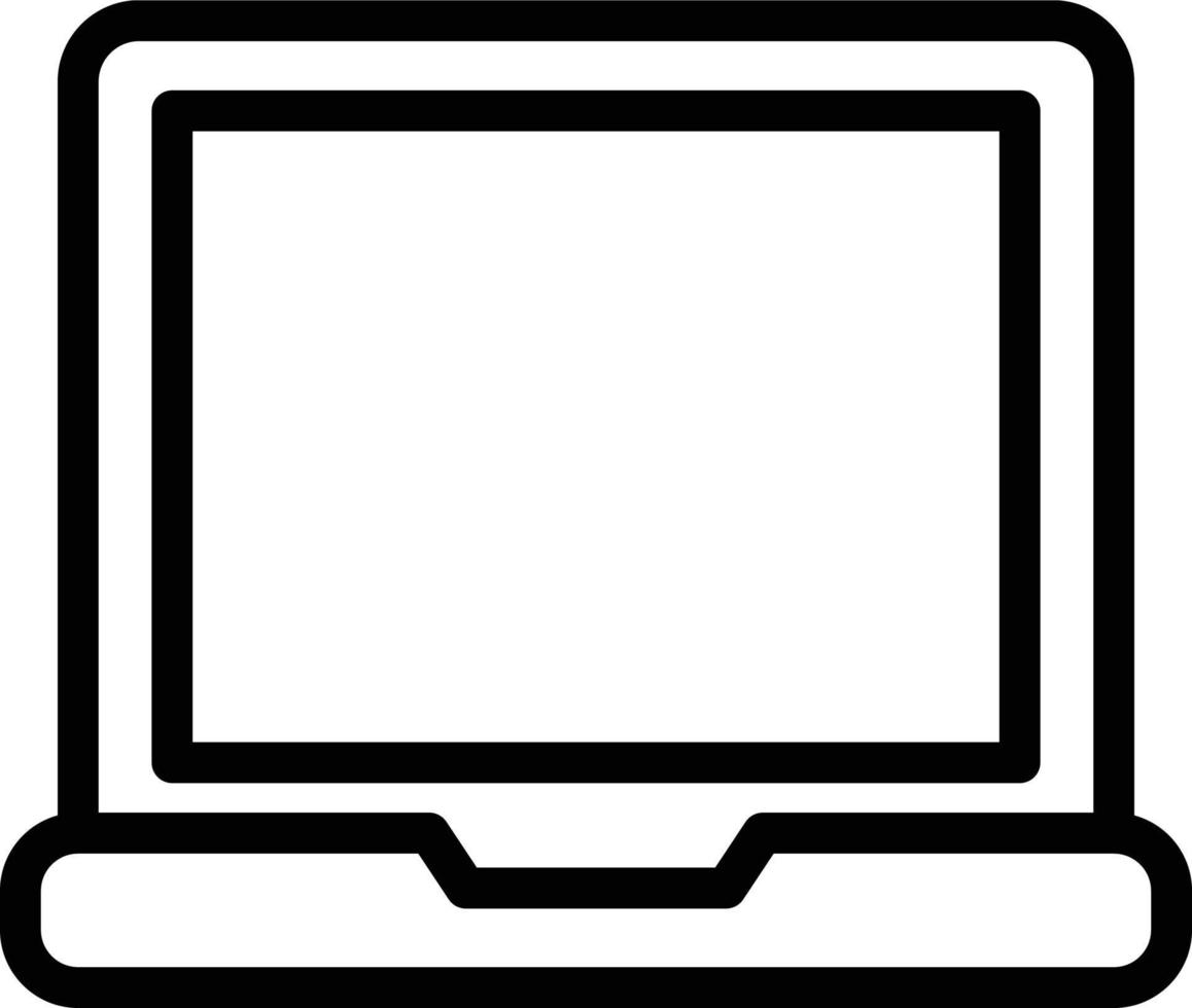 Vector Design Laptop Icon Style
