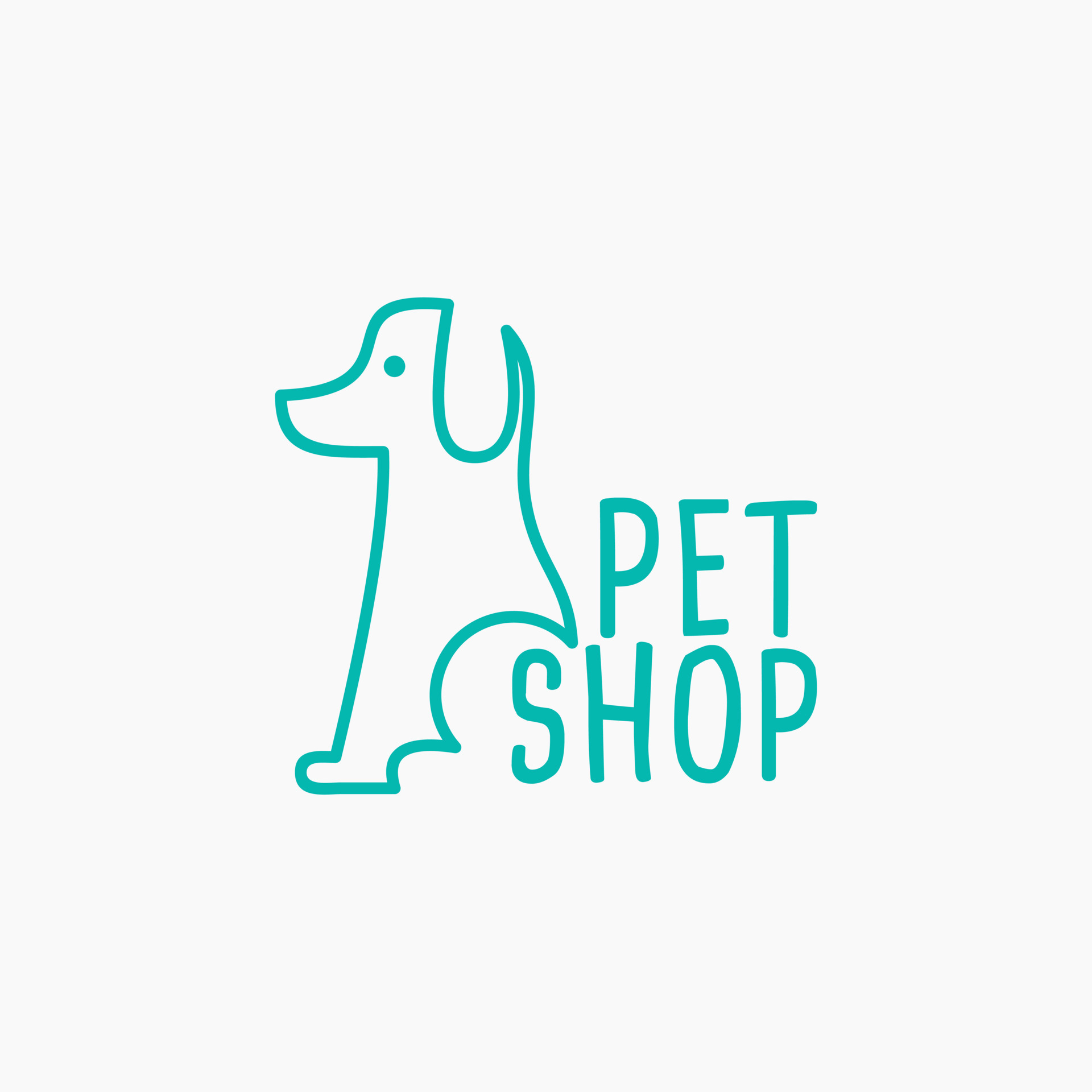 pet shop, zoo shop, pets care vector logo design. Pet store signboard