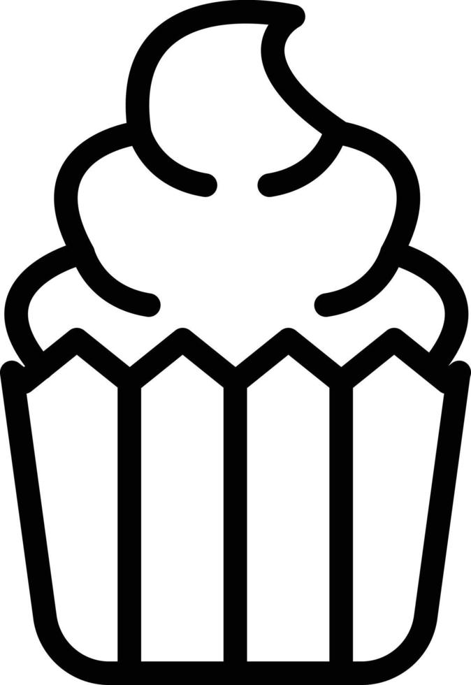 Vector Design Cupcake Icon Style