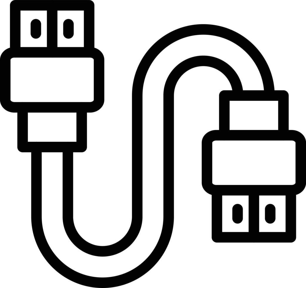 Vector Design Hdmi Cable Icon Style