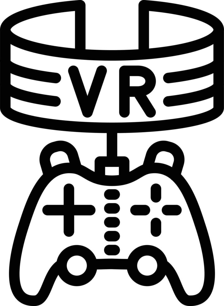 Vector Design Vr Game Icon Style