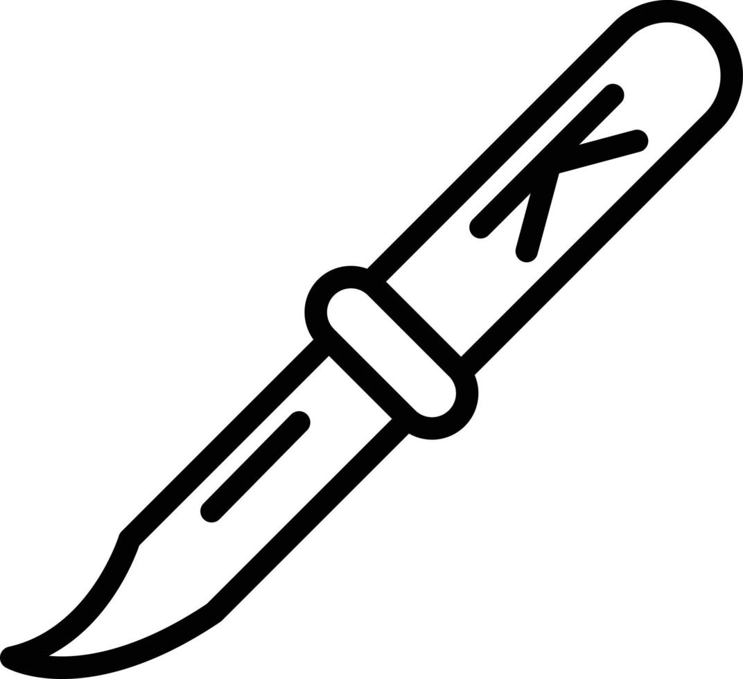 Vector Design Knife Icon Style