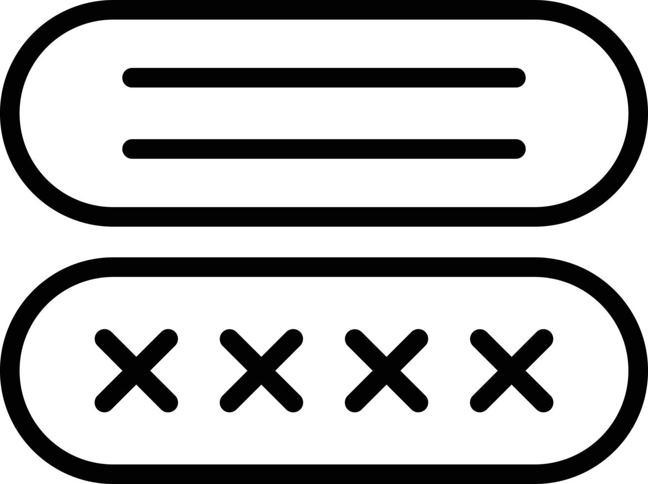 Vector Design Password Icon Style