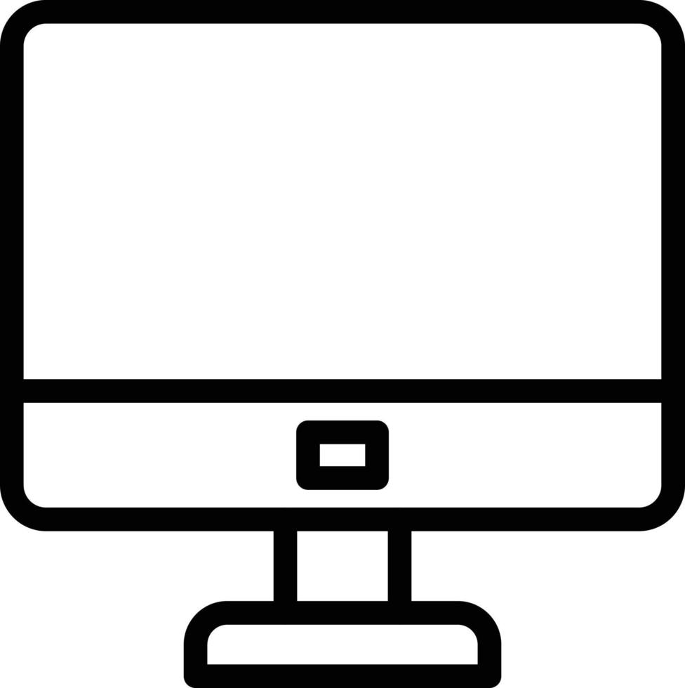 vector diseño monitor icono estilo