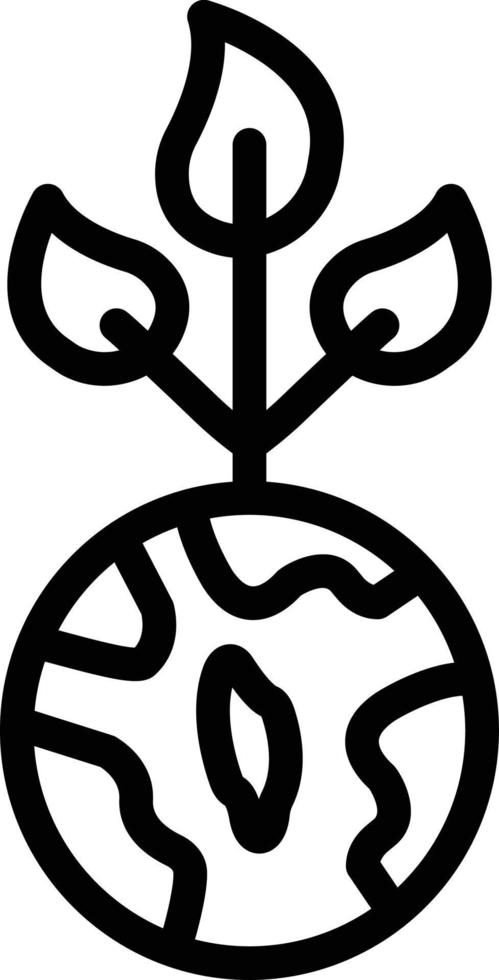Vector Design Green Earth Icon Style