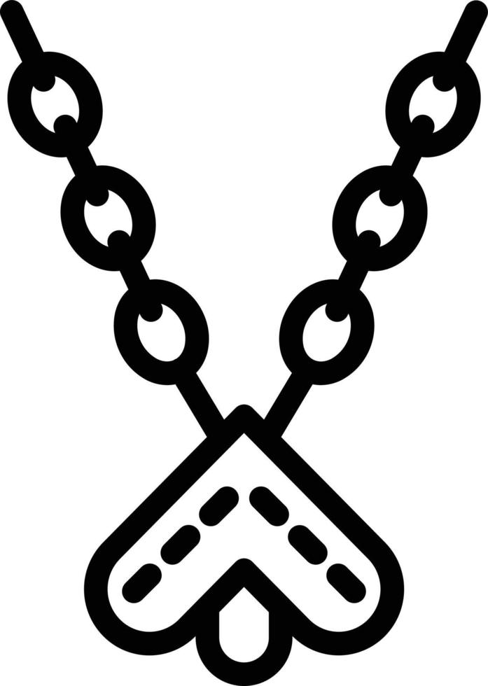 Vector Design Necklace Icon Style