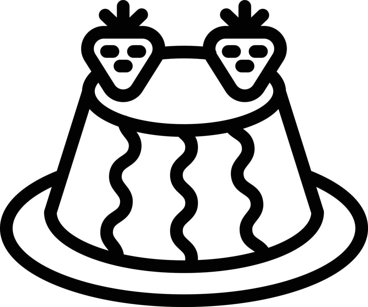 Vector Design Pudding Icon Style