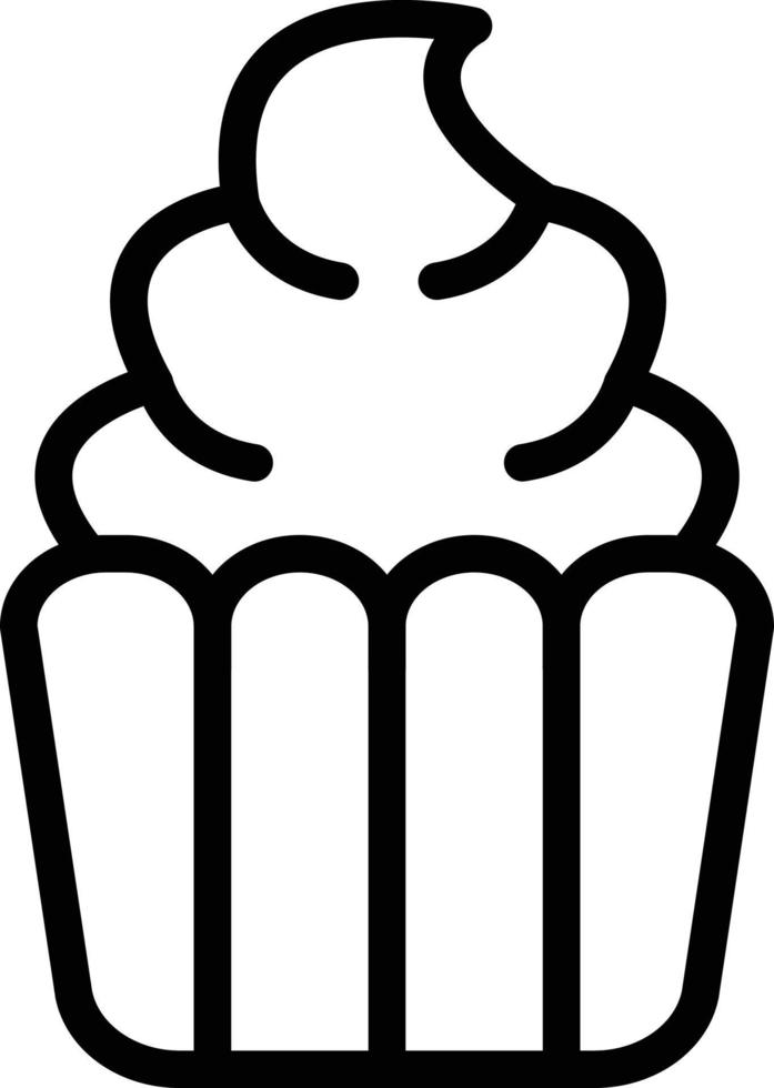 Vector Design Cupcake Icon Style