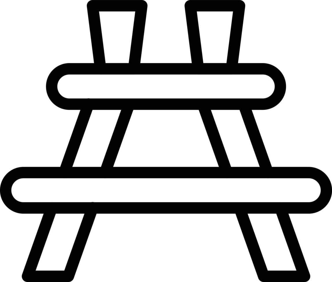 Vector Design Picnic Table Icon Style