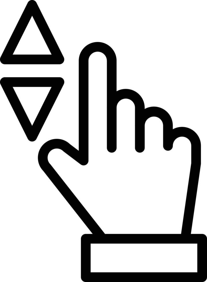 Vector Design Scrolling Icon Style