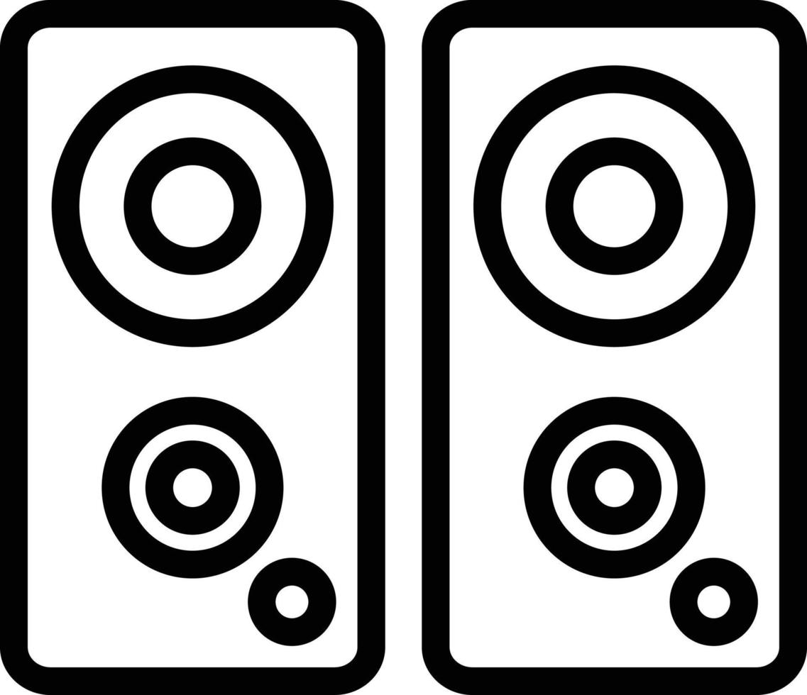 Vector Design Speakers Icon Style