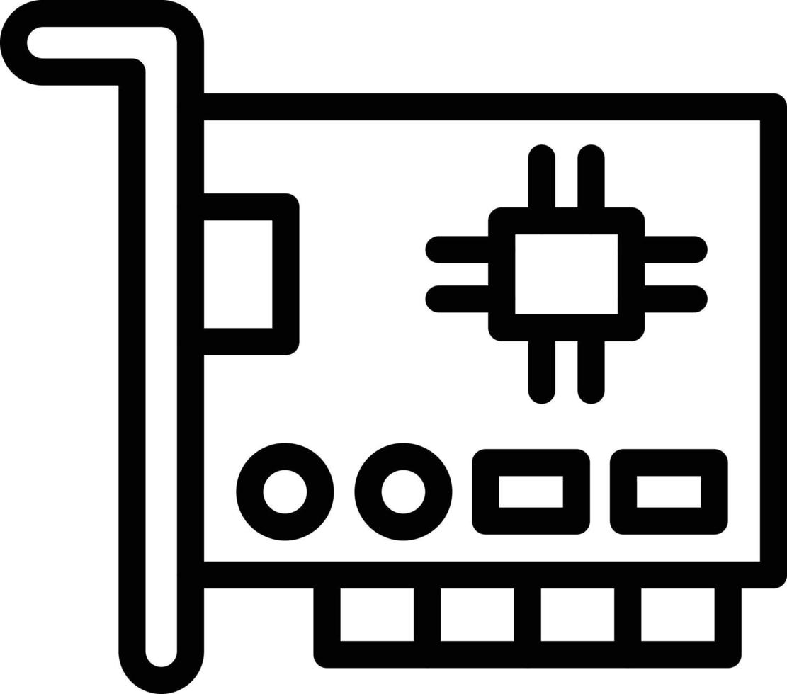 Vector Design Network Interface Card Icon Style