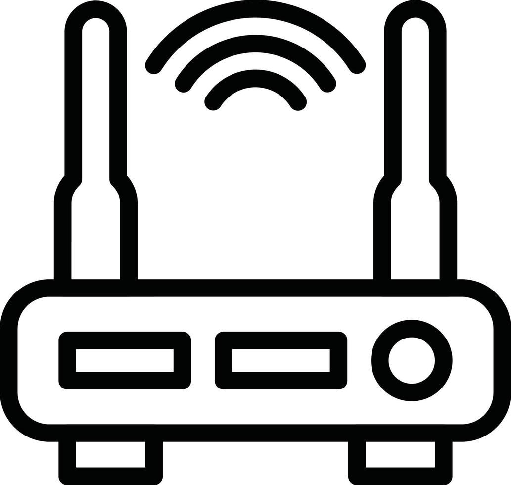 Vector Design Wifi Router Icon Style