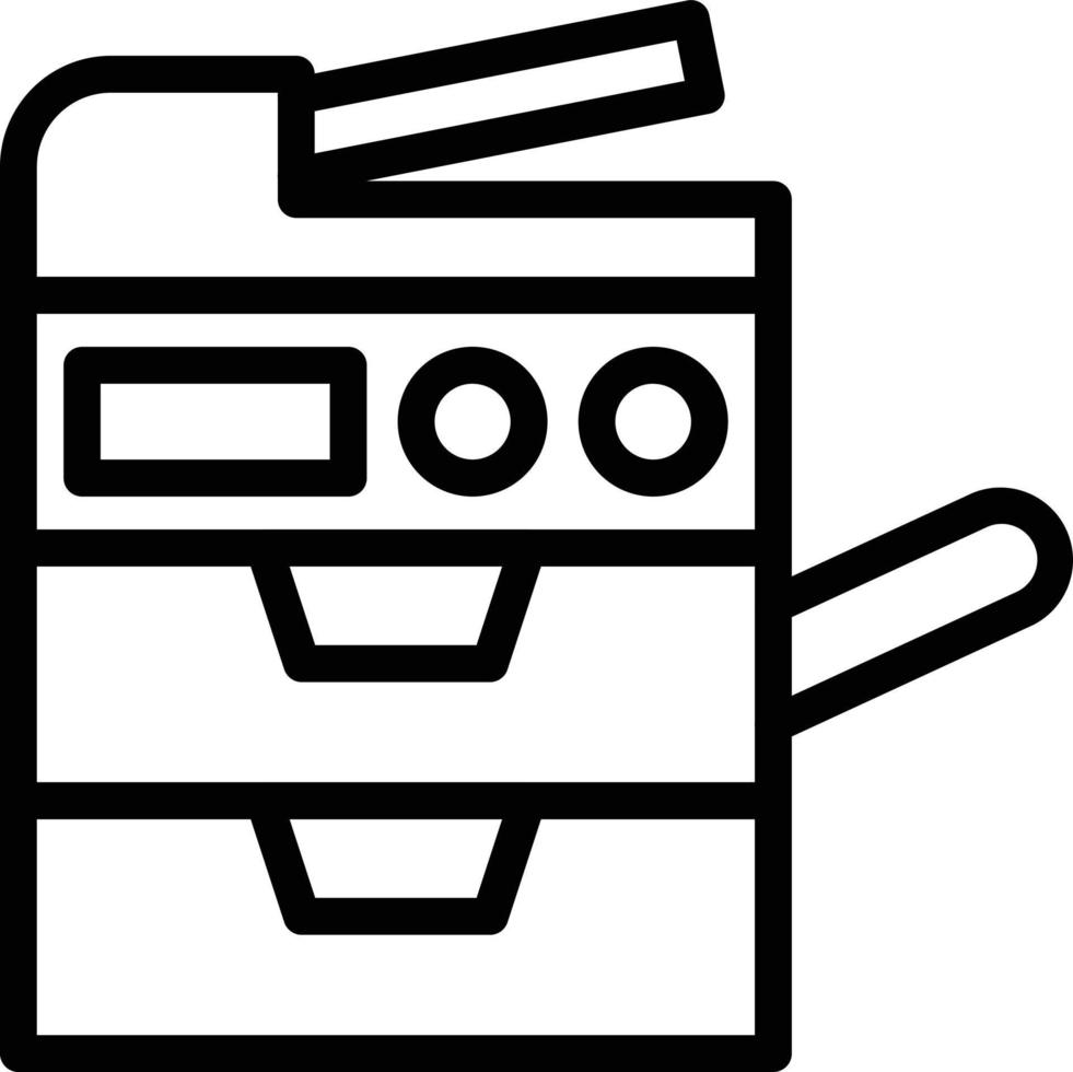 Vector Design Copy Machine Icon Style