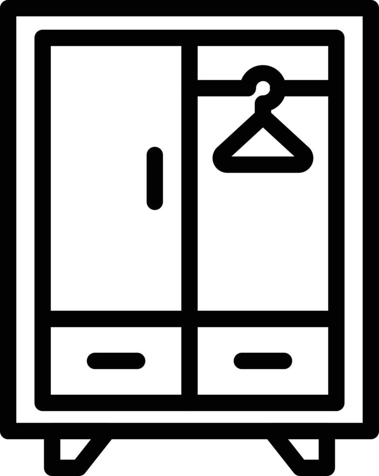 Vector Design Wardrobe Icon Style