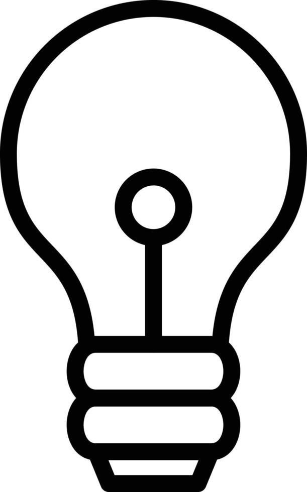 Vector Design Lightbulb Icon Style