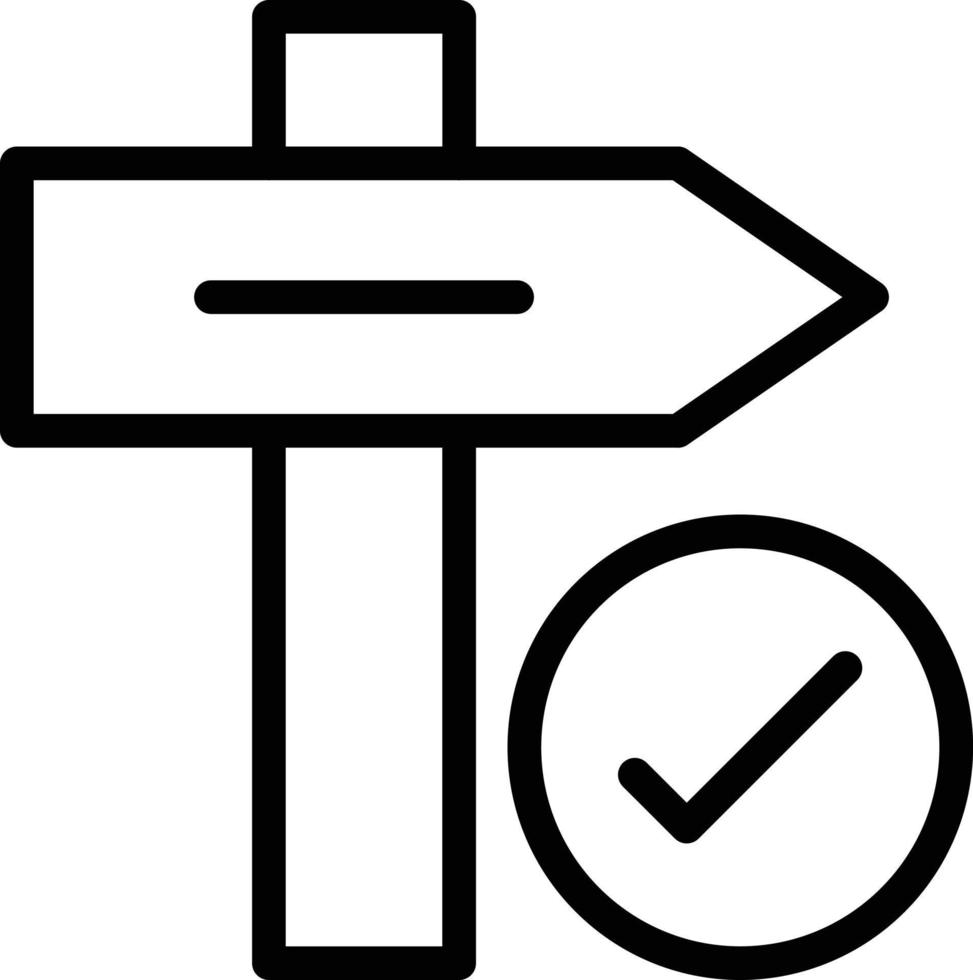 vector diseño la carretera señales icono estilo