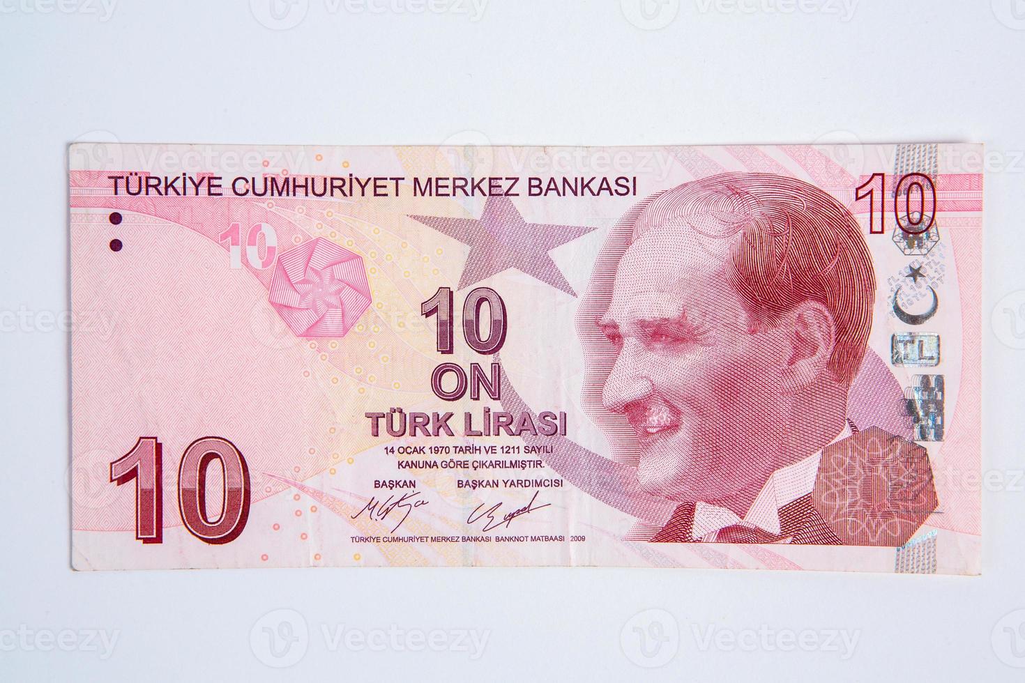 turco lira, el oficial moneda de Turquía y del Norte Chipre. foto