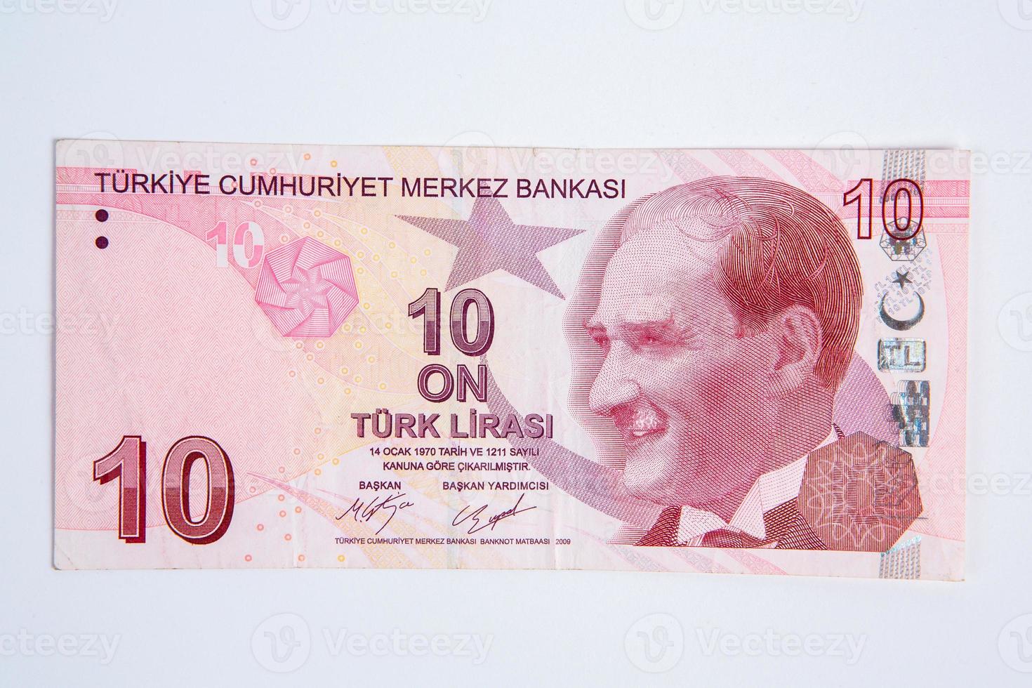 turco lira, el oficial moneda de Turquía y del Norte Chipre. foto