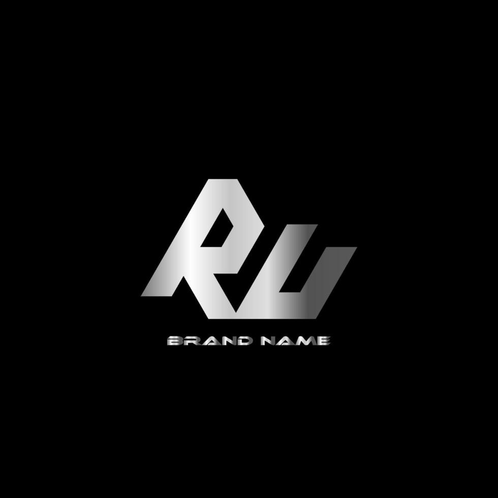 RU Monogram Logo vector