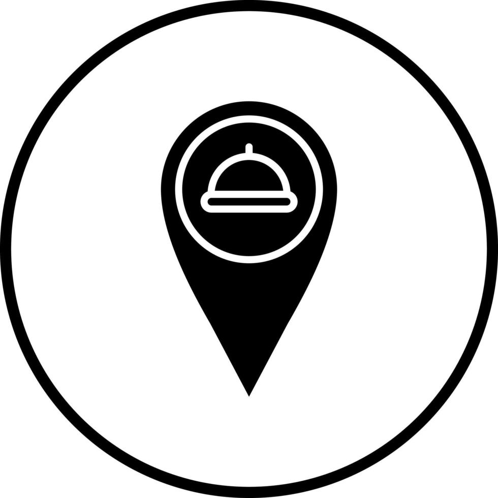 Vector Design Restaurant Location Vector Icon Style