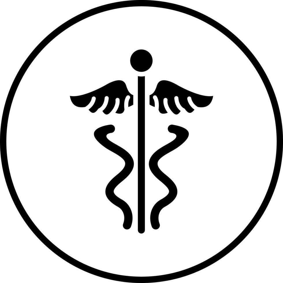 Vector Design Caduceus Vector Icon Style