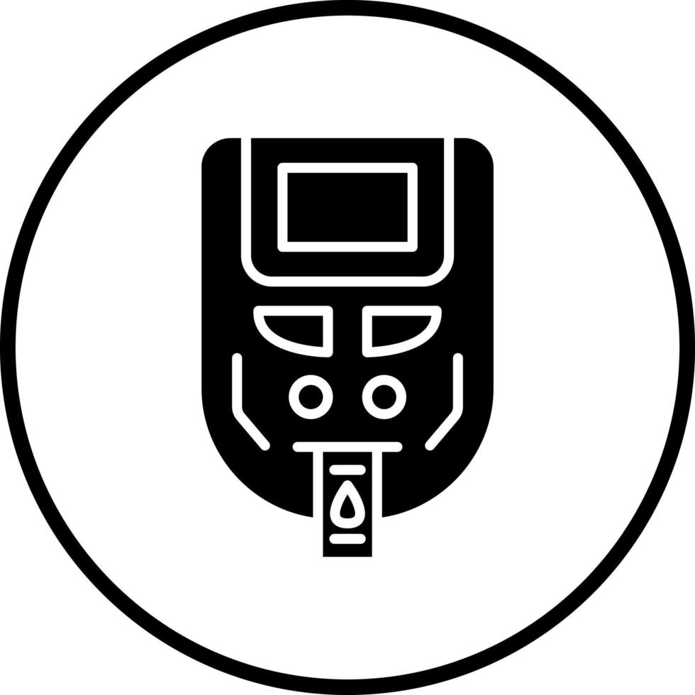 Vector Design Glucometer Vector Icon Style