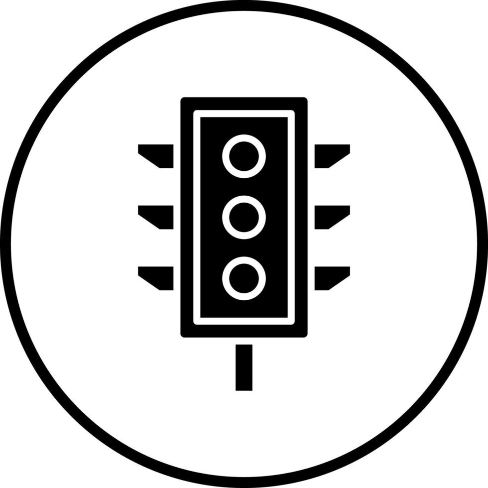 Vector Design Traffic Light Vector Icon Style