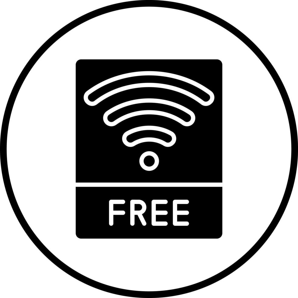 vector diseño gratis Wifi vector icono estilo