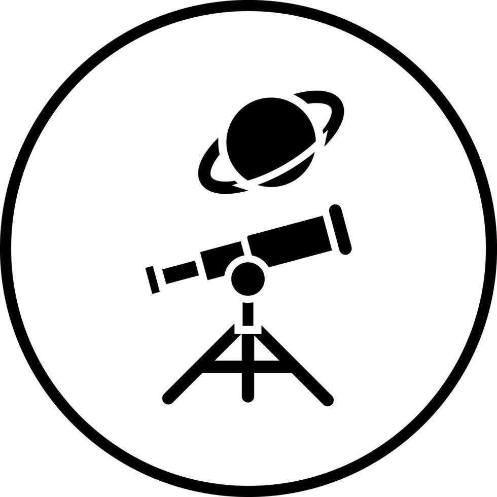 vector diseño astronomía vector icono estilo