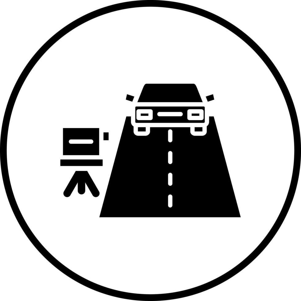 Vector Design Speed Trap Vector Icon Style