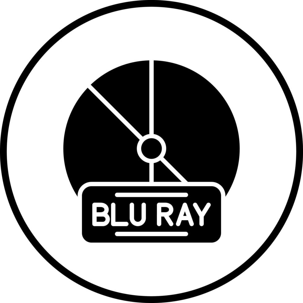 Vector Design Blu Ray Vector Icon Style