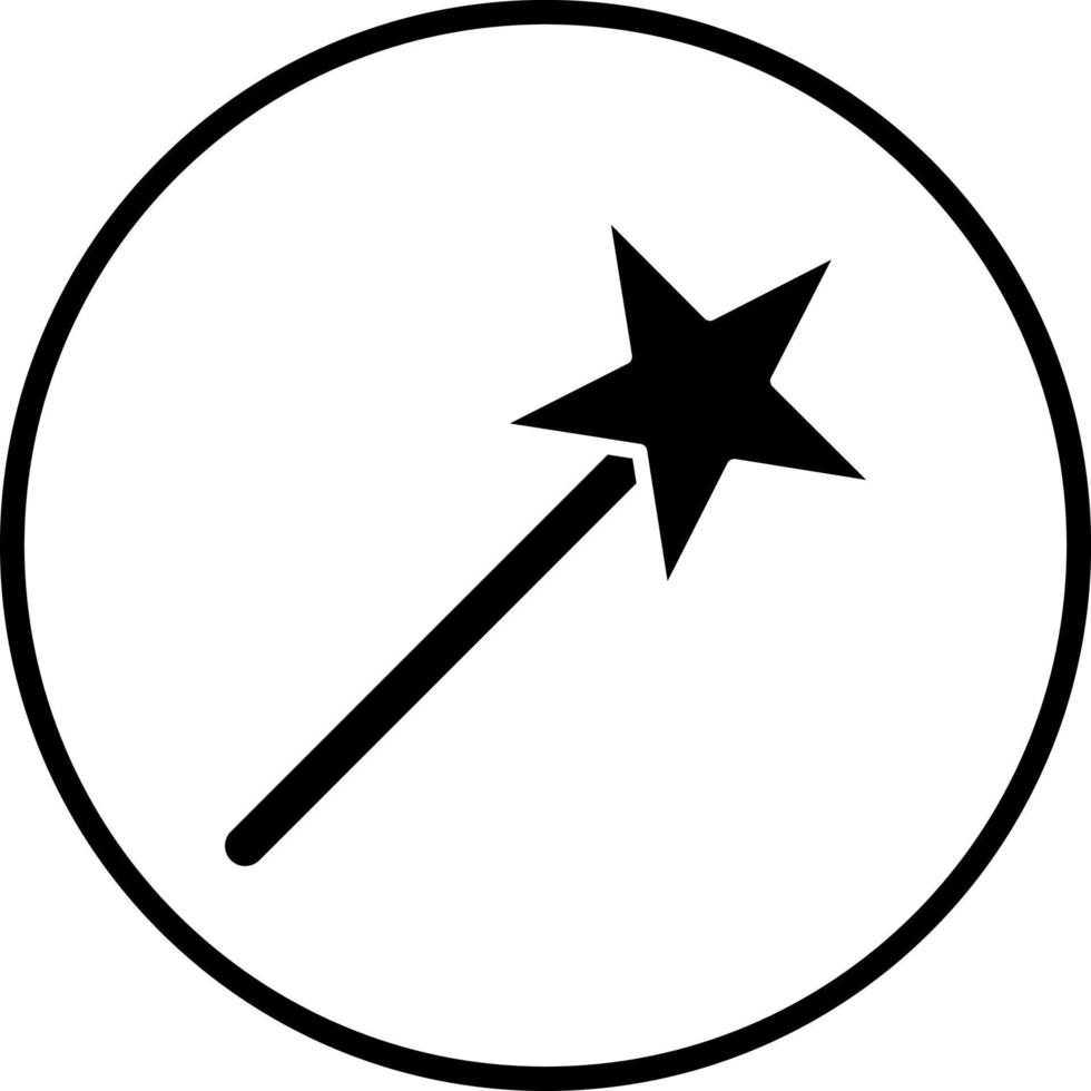 Vector Design Magic Wand Vector Icon Style