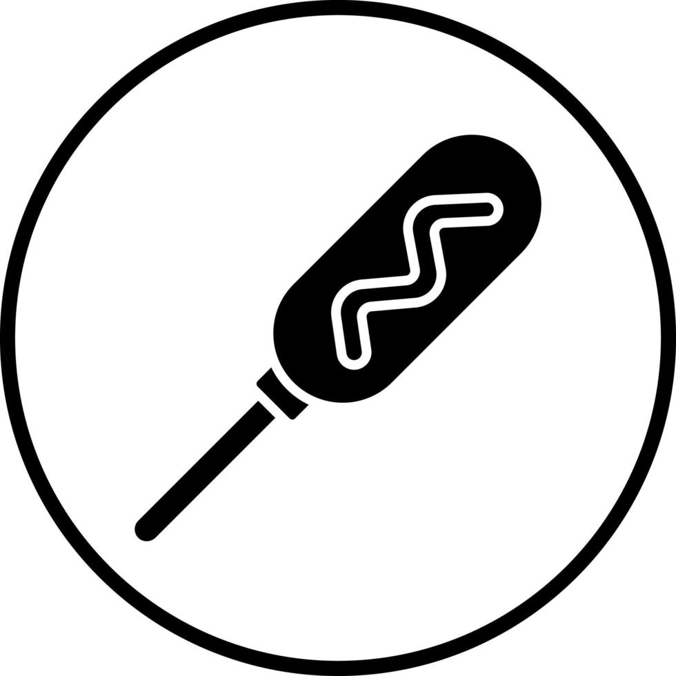 Vector Design Corn Dog Vector Icon Style
