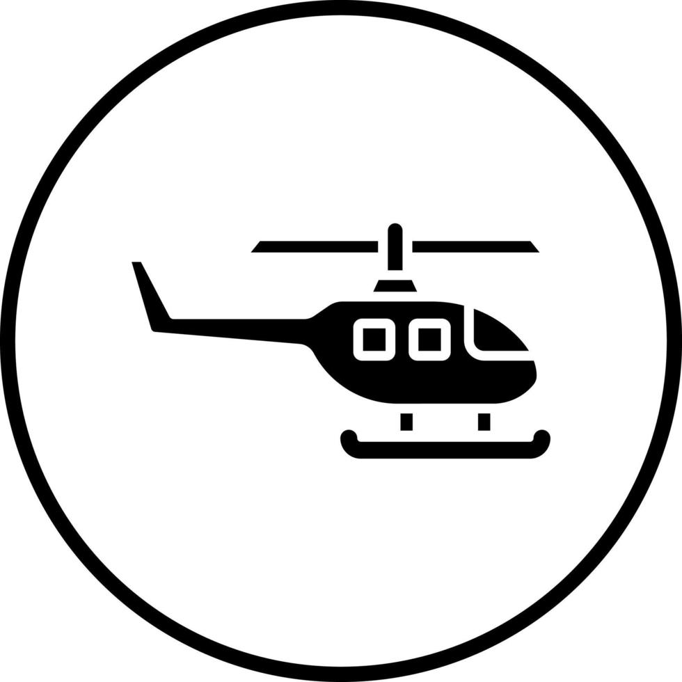 Vector Design Helicopter Vector Icon Style