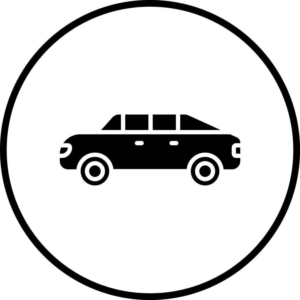 Vector Design Limousine Vector Icon Style