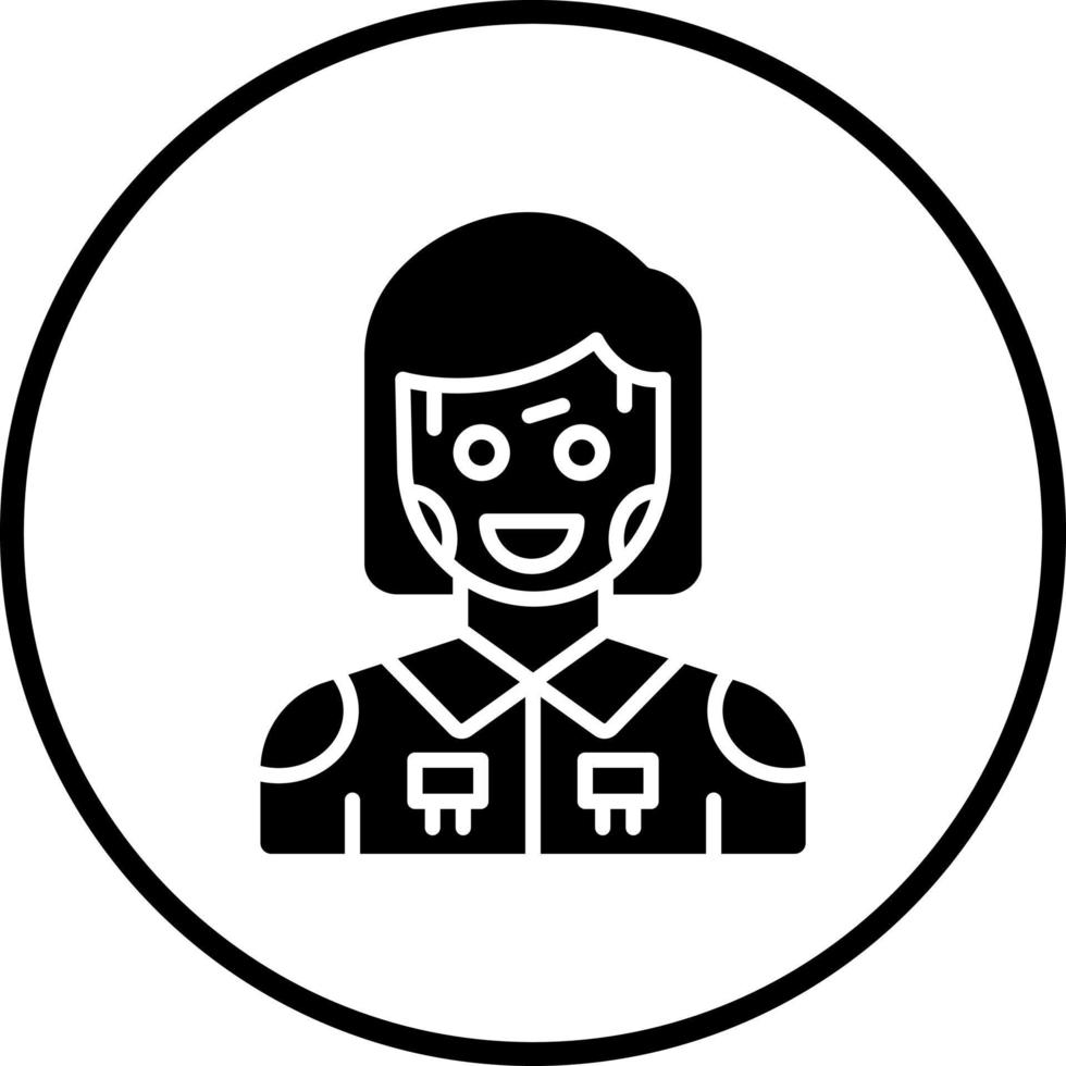 Vector Design Robot Combat Vector Icon Style