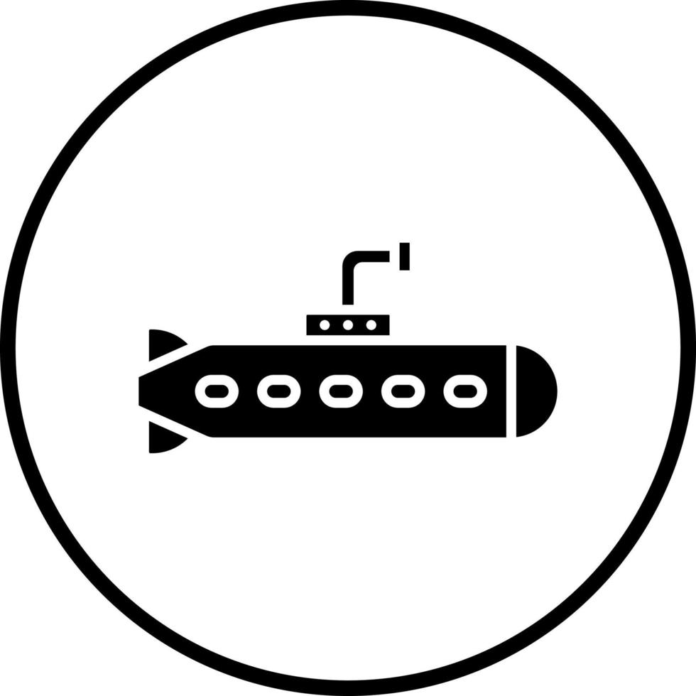 Vector Design Submarine Vector Icon Style