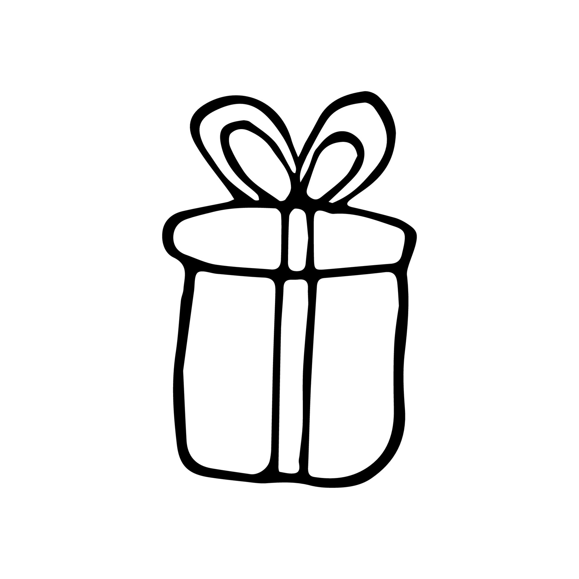 Christmas Gift Box Hand Draw Graphic by anchun.butterfly