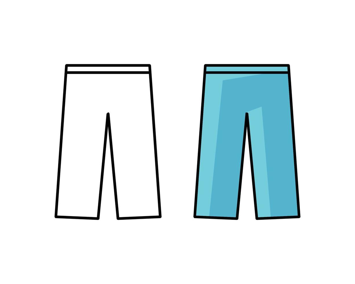 long pants icon illustration vector