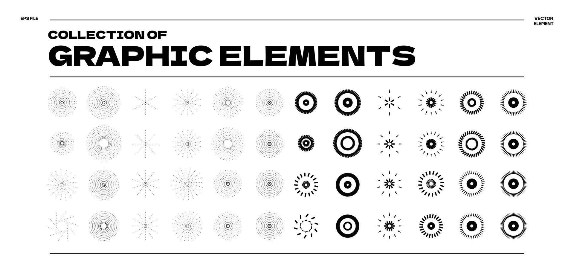 grande colección de resumen geométrico objeto formas vector